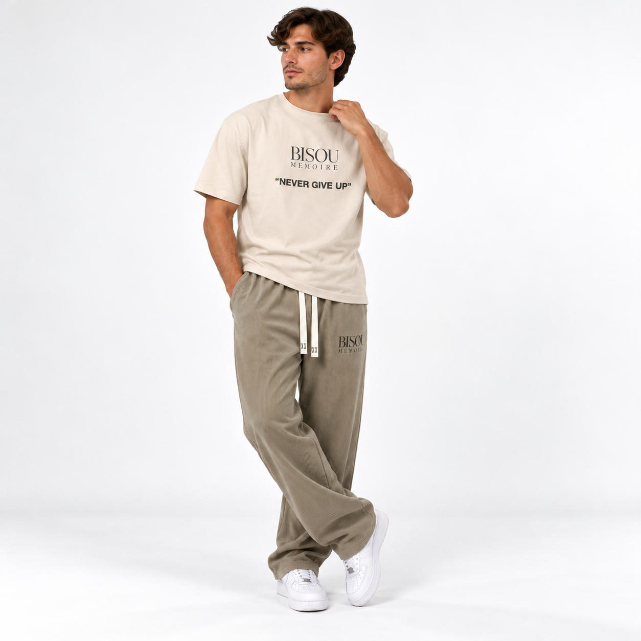 Never Give Up Premium Graphic Tee