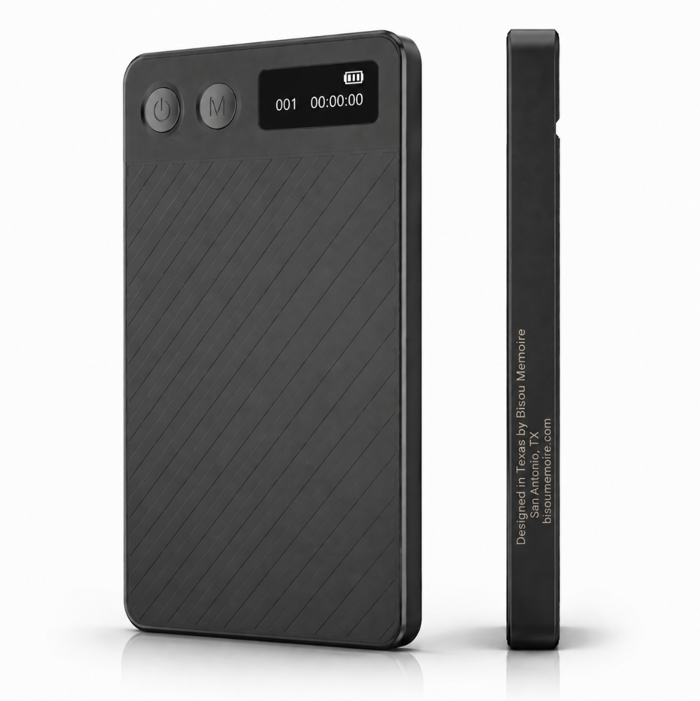 Bisou Memoire AI Voice Recorder Card