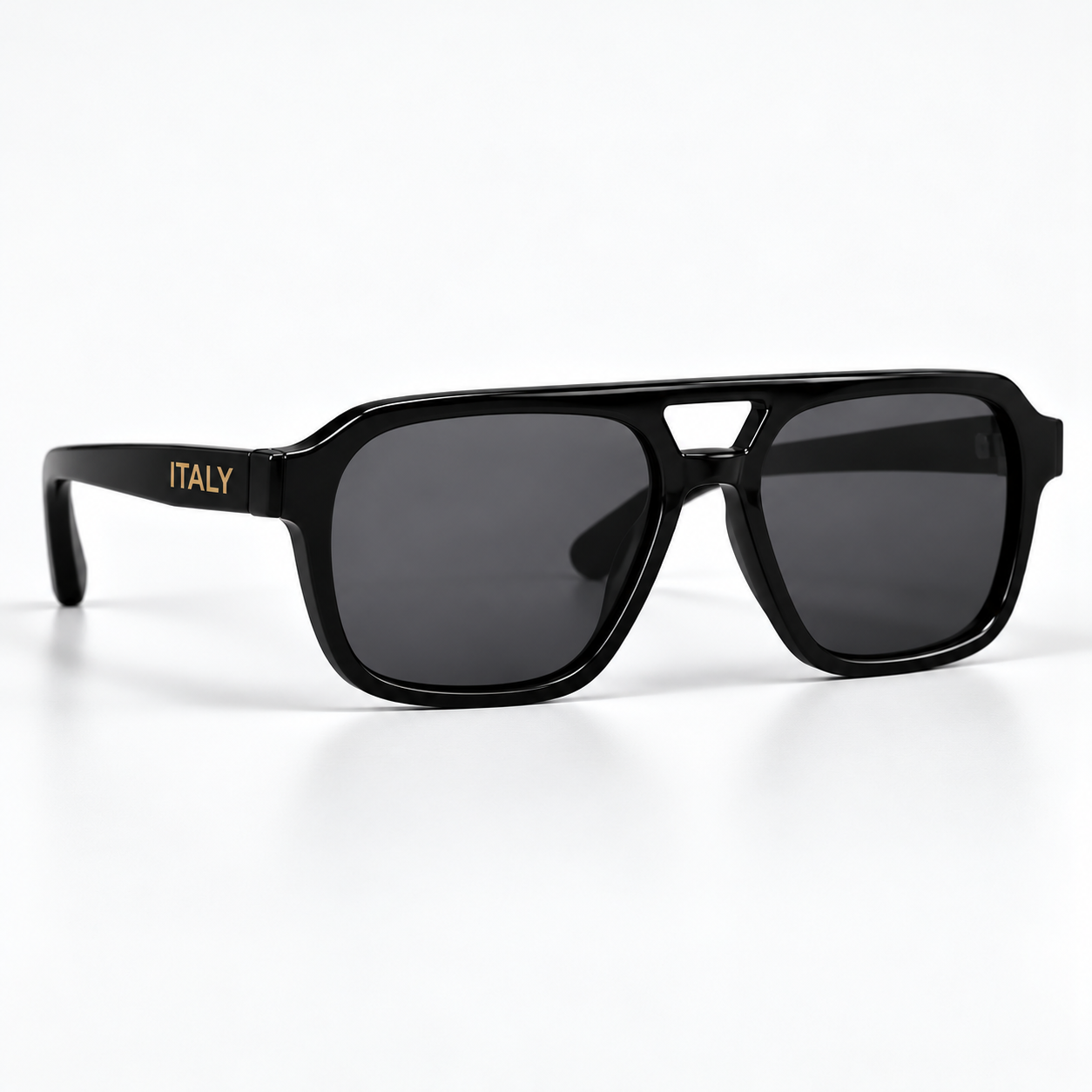 Aviator Edge Black Sunglasses