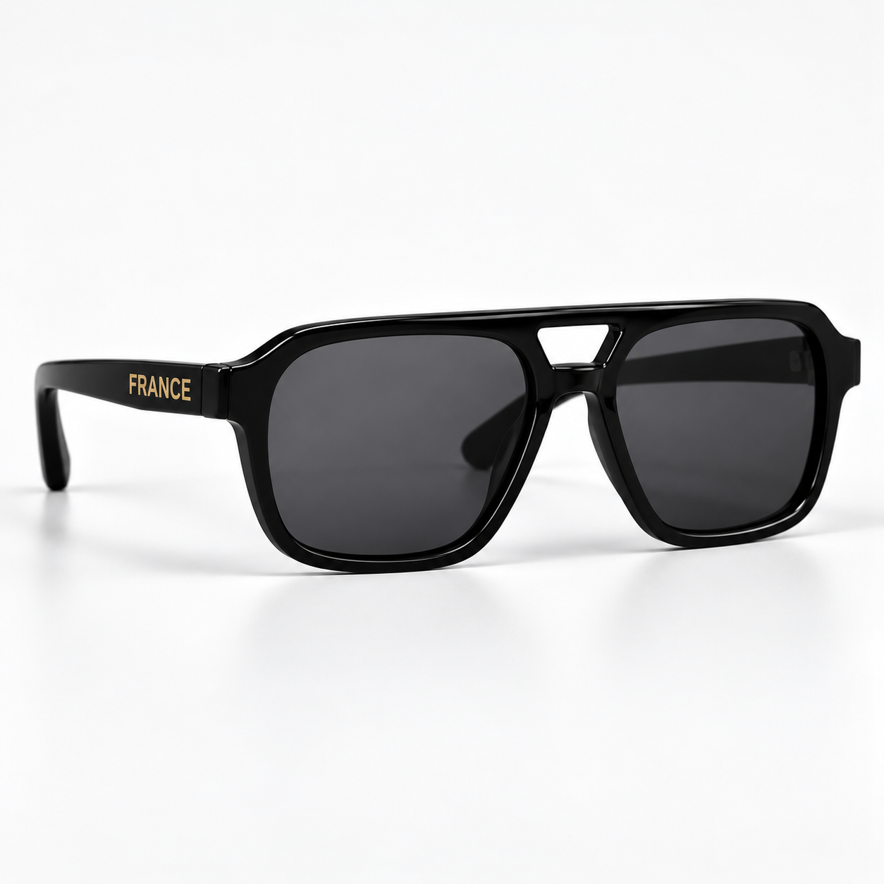 Aviator Edge Black Sunglasses