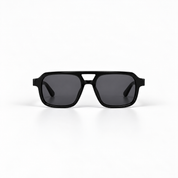 Aviator Edge Black Sunglasses