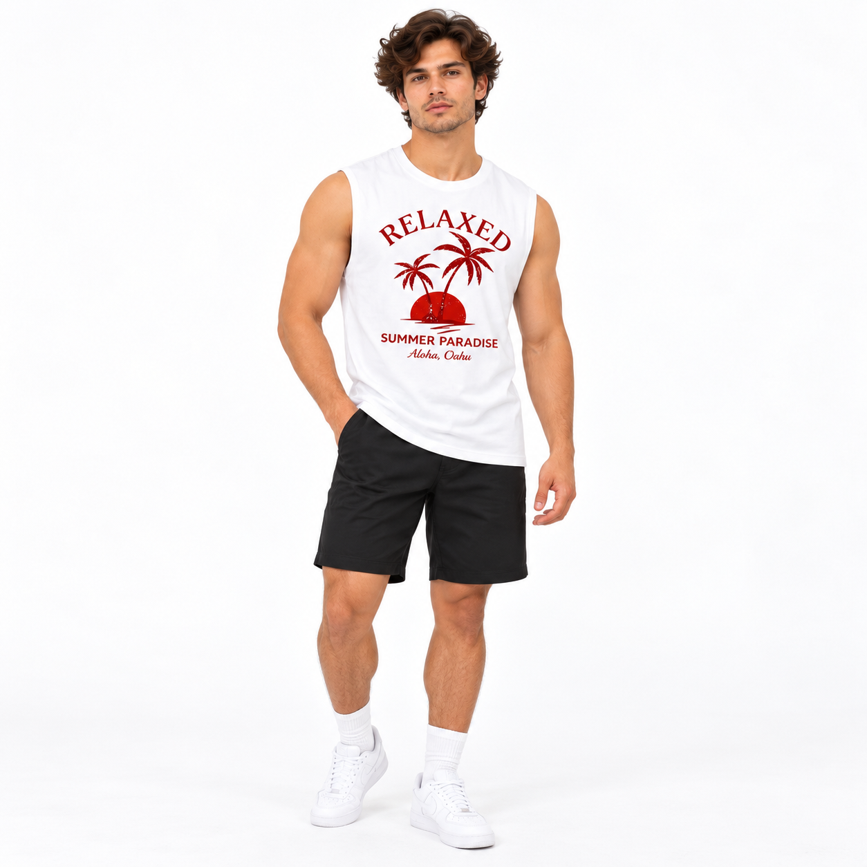 Summer Paradise Muscle Tee
