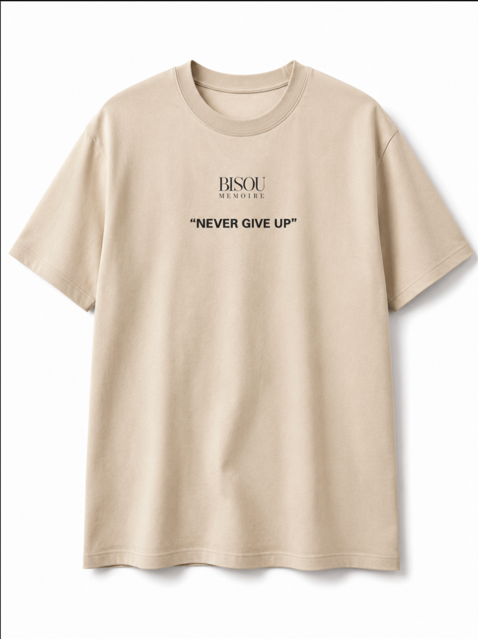 Never Give Up Premium Graphic Tee
