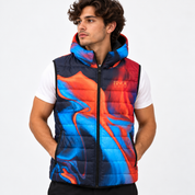 Secret Pastel Hooded Puffer Vest