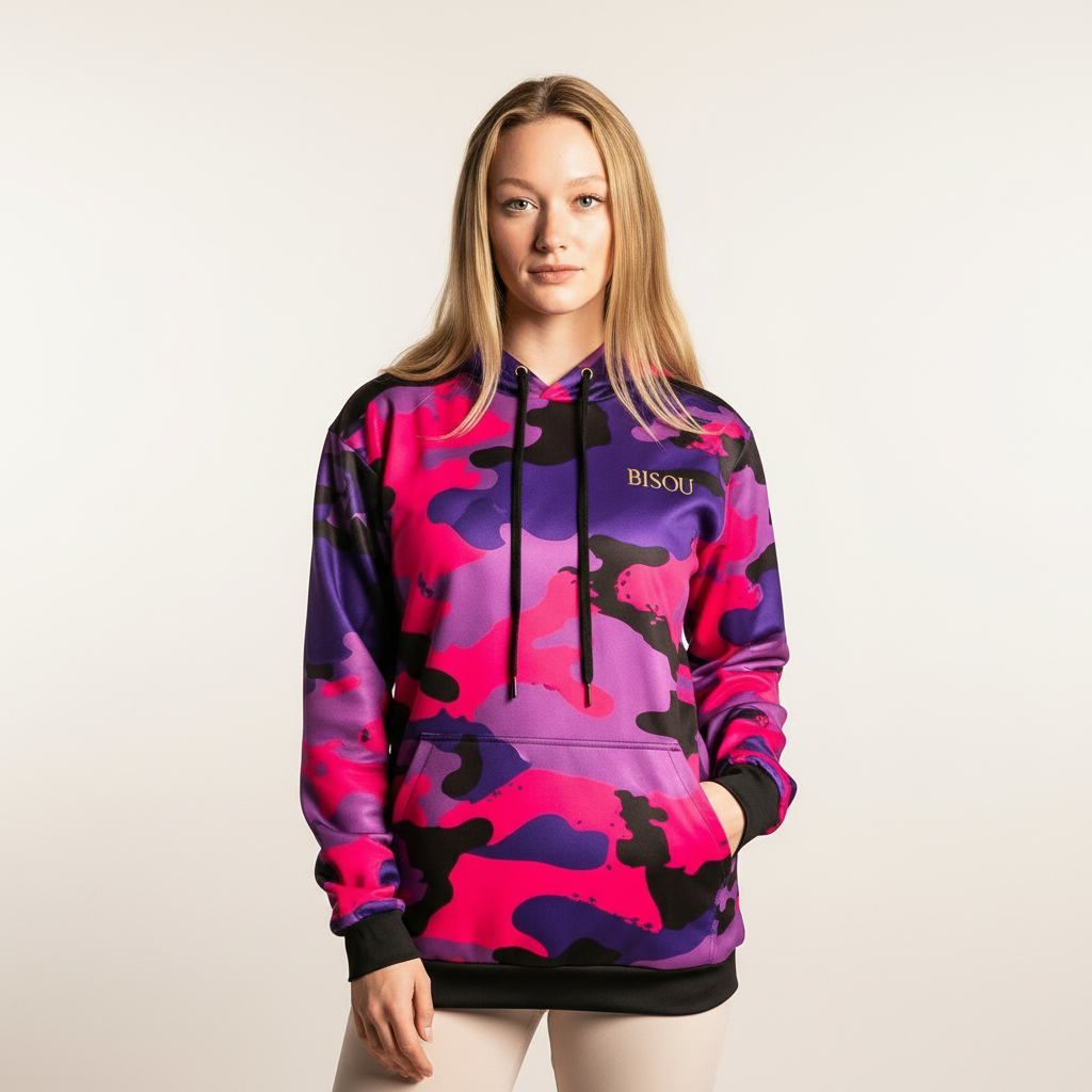 Bisou Morada Sudadera